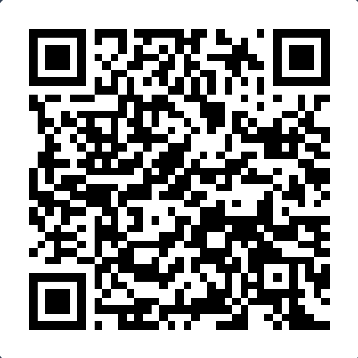 QR code to listen to the live translation